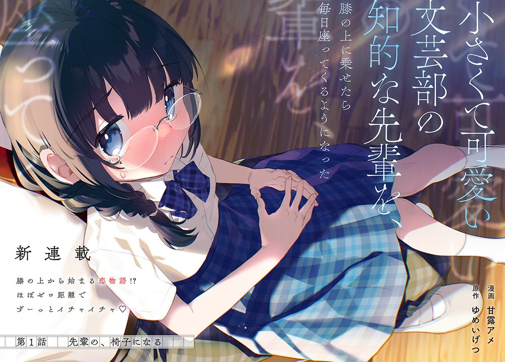 Chiisakute Kawaii Bungeibu no Chiteki na Senpai o, Hiza no Ue ni Nosetara Mainichi Suwattekuru you ni natta